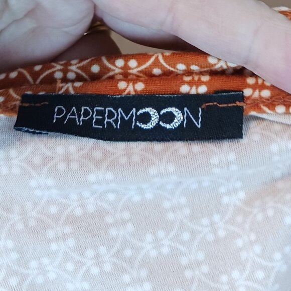 #28 3/$18 - Papermoon Orange/Brown Tank Top Size L - Picture 6 of 6